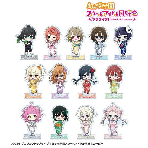 『ラブライブ!虹ヶ咲学園スクールアイドル同好会』縁日ver. トレーディング ちびキャラ アクリルスタンド(単位/BOX)