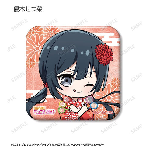『ラブライブ!虹ヶ咲学園スクールアイドル同好会』縁日ver. トレーディング ちびキャラ スクエア缶バッジ(単位/BOX)
