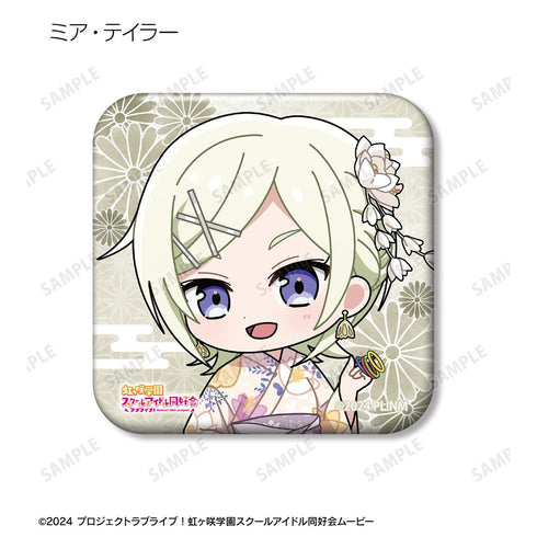 『ラブライブ!虹ヶ咲学園スクールアイドル同好会』縁日ver. トレーディング ちびキャラ スクエア缶バッジ(単位/BOX)