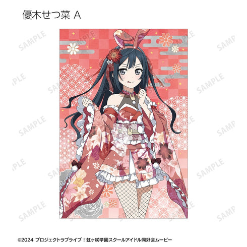 《Love Live! 虹咲学园校园偶像同好会》全新绘制 和风兔女郎版 集换式明信片(单位/盒)