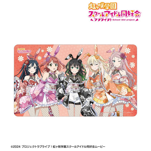 《Love Live! 虹咲学园校园偶像同好会》全新绘制 2年级 和风兔女郎版 多功能桌垫