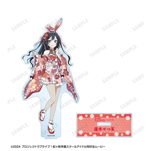 《Love Live! 虹咲学园校园偶像同好会》全新绘制 优木节菜 和风兔女郎版 特大亚克力立牌