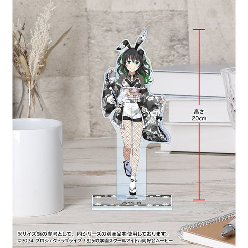 《Love Live! 虹咲学园校园偶像同好会》全新绘制 天王寺璃奈 和风兔女郎版 特大亚克力立牌