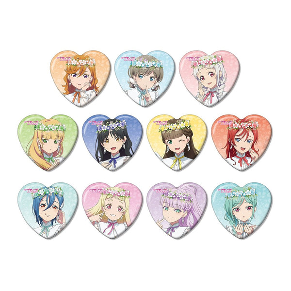 『ラブライブ!スーパースター!!』描き下ろし 天使ver. トレーディングハート型缶バッジ(単位/BOX)