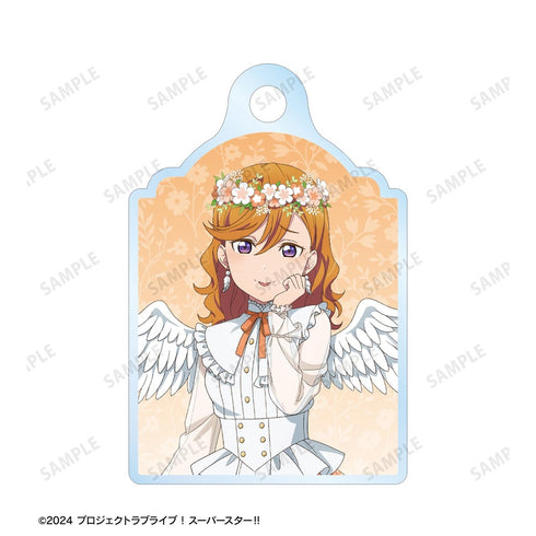 《Love Live! SuperStar!!》全新繪製 澀谷佳乃 天使版 雙連線壓克力鑰匙圈