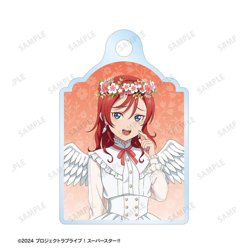 《Love Live! SuperStar!!》全新绘制 米女梅 天使版 双链亚克力钥匙扣