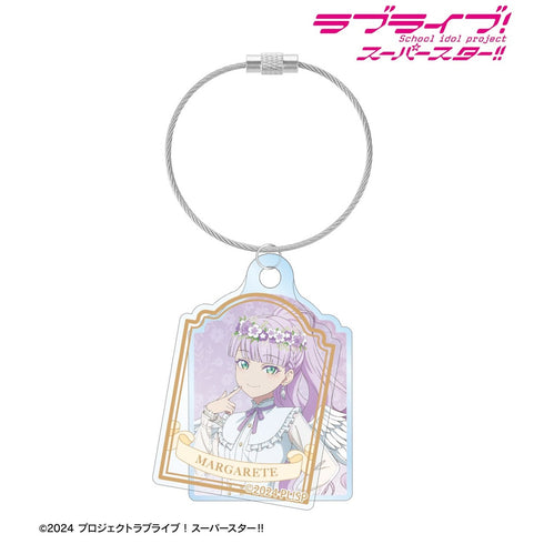 《Love Live! Superstar!!》全新繪製 維也納・瑪格麗特 天使版 雙連線亞克力鑰匙圈