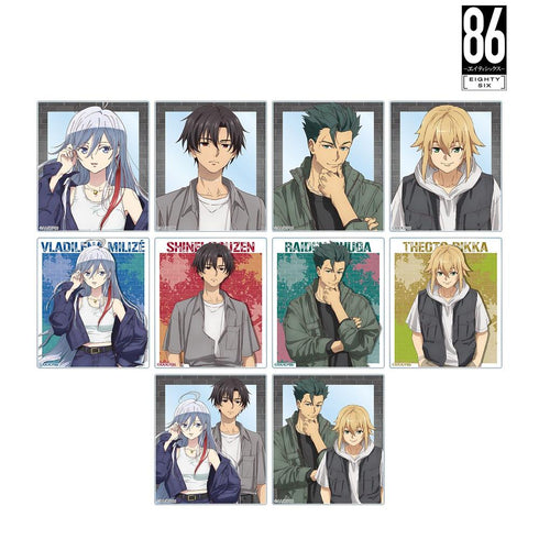 "86—Eighty-Six—" Original Illustration: Street Fashion Ver. Trading Acrylic Cards (Unit: Box)