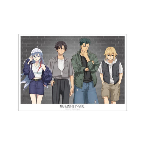 "86" Original Art: Group Shot (Street Fashion Ver.) A3 Matte Poster