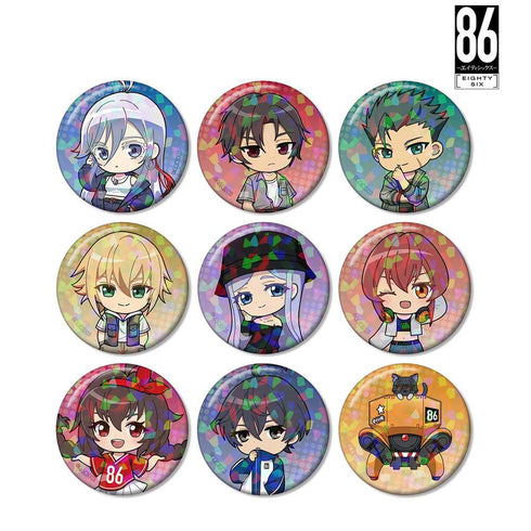 『86―エイティシックス―』ストリートファッションver. トレーディング ちびキャラ ホログラム缶バッジ(単位/BOX)