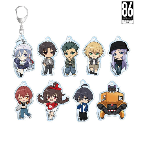 『86―エイティシックス―』ストリートファッションver. トレーディング ちびキャラ アクリルキーホルダー(単位/BOX)