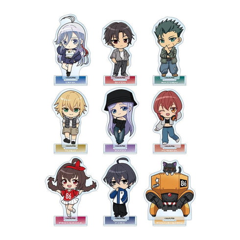 "86—Eighty-Six—" Street Fashion Ver. Trading Chibi Character Acrylic Stands (Unit: Box)