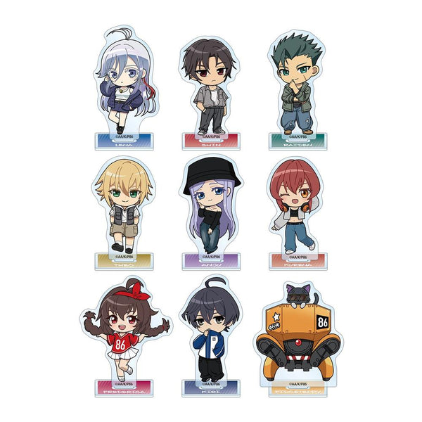 "86—Eighty-Six—" Street Fashion Ver. Trading Chibi Character Acrylic Stands (Unit: Box)