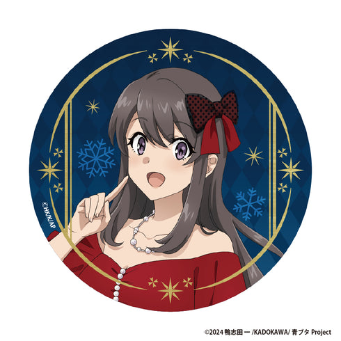 『青春ブタ野郎はサンタクロースの夢を見ない』箔押しBIG缶バッジ【広川卯月】