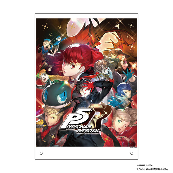 『ペルソナ5 ザ・ロイヤル & ペルソナ5:The Phantom X』箔押しアクリルパネル【P5R】【202604再販】