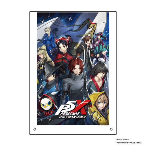 『ペルソナ5 ザ・ロイヤル & ペルソナ5:The Phantom X』箔押しアクリルパネル【P5X】【202604再販】