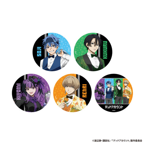 『デッドアカウント』トレーディングメタリックBIG缶バッジ【BOX】