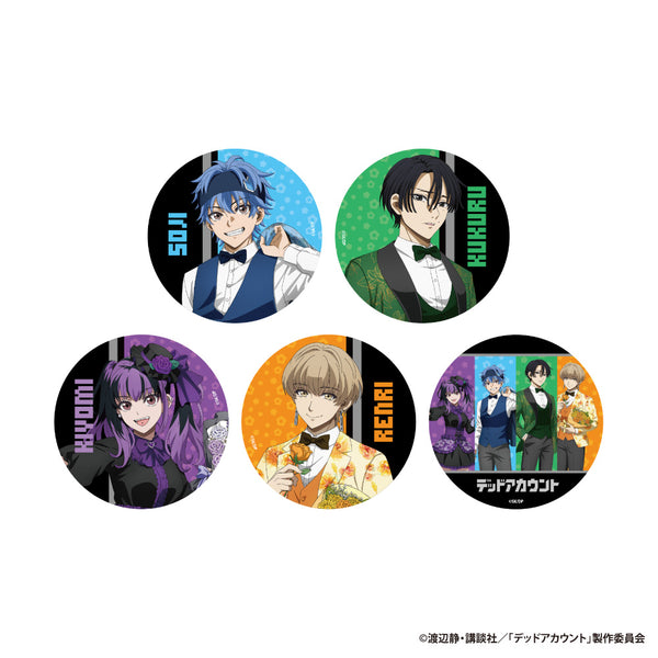 『デッドアカウント』トレーディングメタリックBIG缶バッジ【BOX】