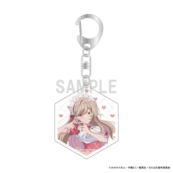 『わたしが恋人になれるわけないじゃん、ムリムリ!(※ムリじゃなかった!?)』アクリルキーホルダー 瀬名 紫陽花 カラフルメイドver