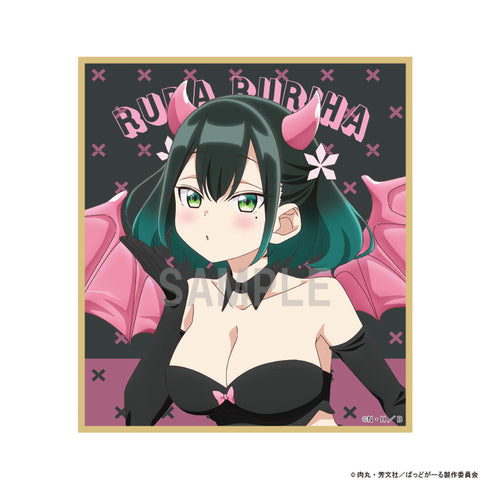 『ばっどがーる』ミニ色紙 瑠璃葉 るら 小悪魔ver