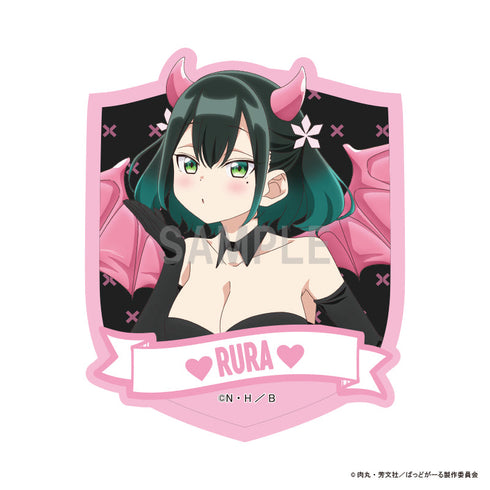 『ばっどがーる』ダイカットステッカー 瑠璃葉 るら 小悪魔ver
