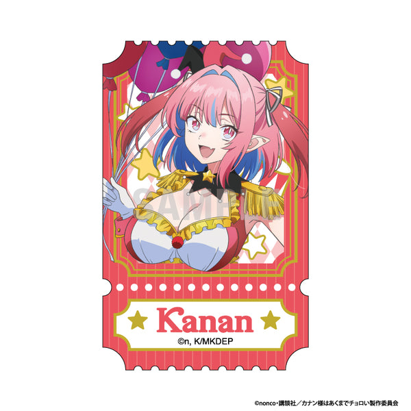 『カナン様はあくまでチョロい』ダイカットステッカー 高潔カナン サーカスver