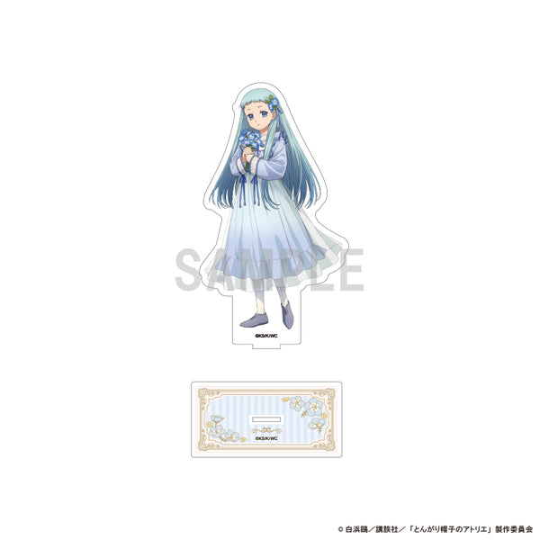 "The Atelier of the Pointed Hat" BIG Acrylic Stand: Riche Dress-Up & Flower Ver.
