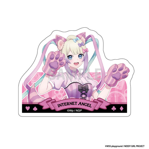『NEEDY GIRL OVERDOSE』アクリルメモクリップ 超てんちゃん チェシャ猫ver