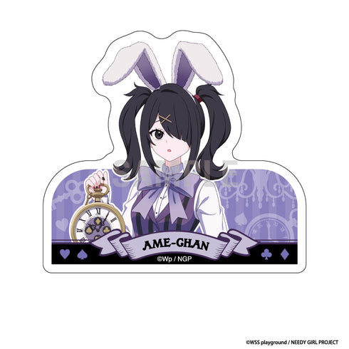 『NEEDY GIRL OVERDOSE』アクリルメモクリップ あめちゃん 白うさぎver