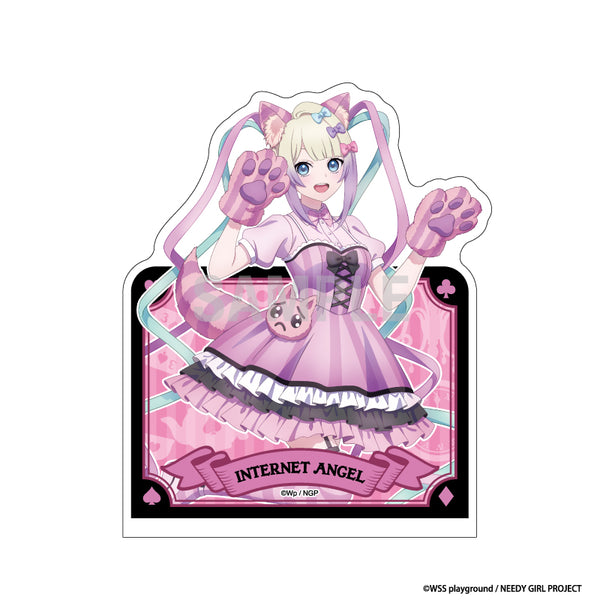『NEEDY GIRL OVERDOSE』アクリルブックエンド 超てんちゃん チェシャ猫ver