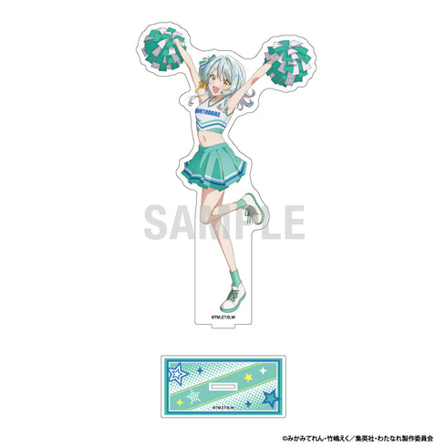 "There's no way I could ever be a girlfriend—no way, no way! (*Or was it possible after all!?)" BIG Acrylic Stand: Kaho Koyanagi, Cheerleader Ver.