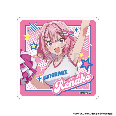 "There's No Way I Could Be a Girlfriend—No Way, No Way! (*Or was it possible after all!?)" Acrylic Coaster: Rena Ko Amori, Cheerleader Ver.