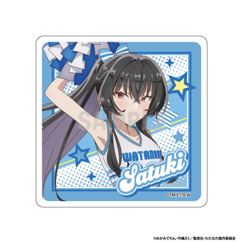 "There's no way I could ever be a girlfriend—no way, no way! (*Or was it possible after all!?)" Acrylic Coaster: Kototsuki (Cheerleader Ver.)