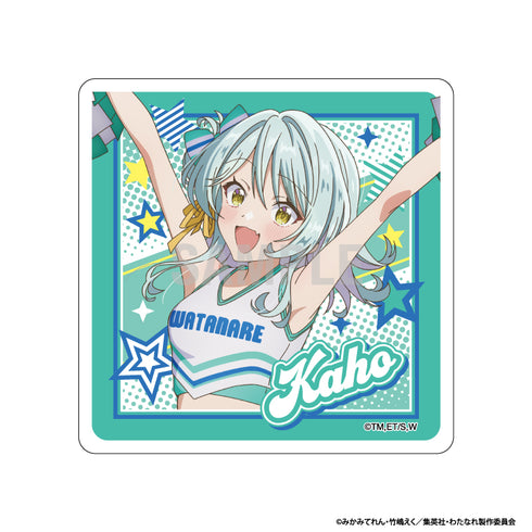 "There's no way I could ever be a girlfriend—no way, no way! (*Or was it possible after all!?)" Acrylic Coaster: Kaho Koyanagi, Cheerleader Ver.