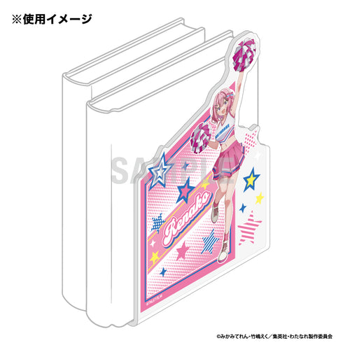 "There's no way I could ever be a girlfriend—no way, no way! (*Or was it possible after all!?)" Acrylic Bookend: Rena Ko Amori, Cheerleader Ver.