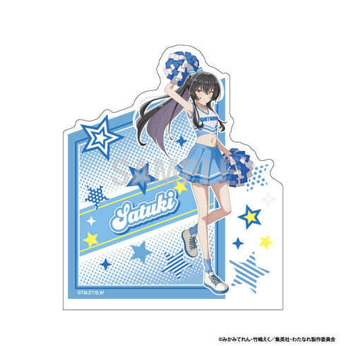 "There's no way I could ever be a girlfriend—no way, no way! (*Or was it possible after all!?)" Acrylic Bookend: Kototsuki (Cheerleader Ver.)