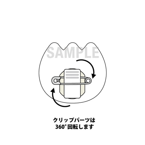 "Reiwa's Dara-san" Acrylic Memo Clip by Kaoru Mitsukiya—Jersey-Made Version