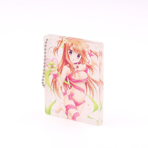 《Floral Florab》壓克力方塊鑰匙圈 夏乃