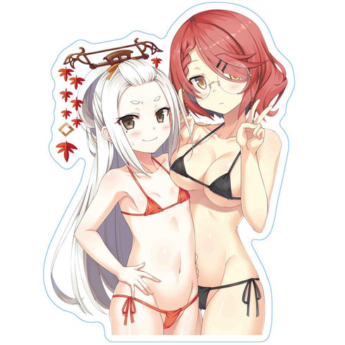 《鐵道少女》特大立牌 電車姬&小雞