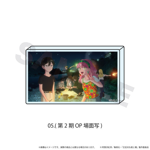 "You and Me: Complete Opposites" Mini Acrylic Block 05 (Scene from the Season 2 Opening)