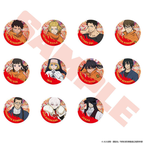 『炎炎ノ消防隊 参ノ章』オーロラトレーディング缶バッジ【BOX】