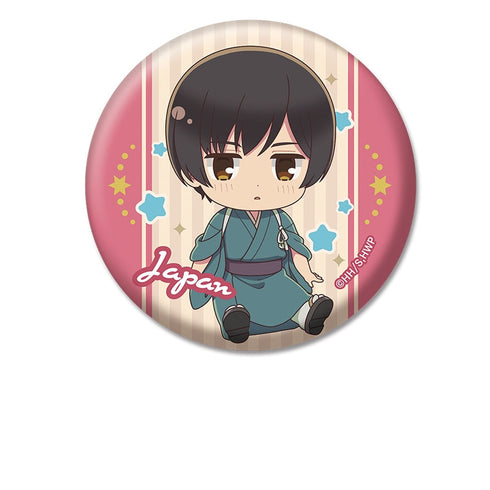 『ヘタリア World★Stars』ぺたん娘缶バッジ 日本