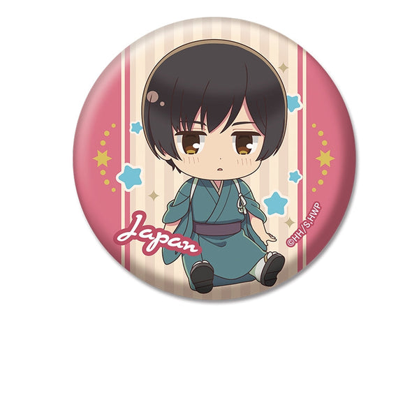 『ヘタリア World★Stars』ぺたん娘缶バッジ 日本