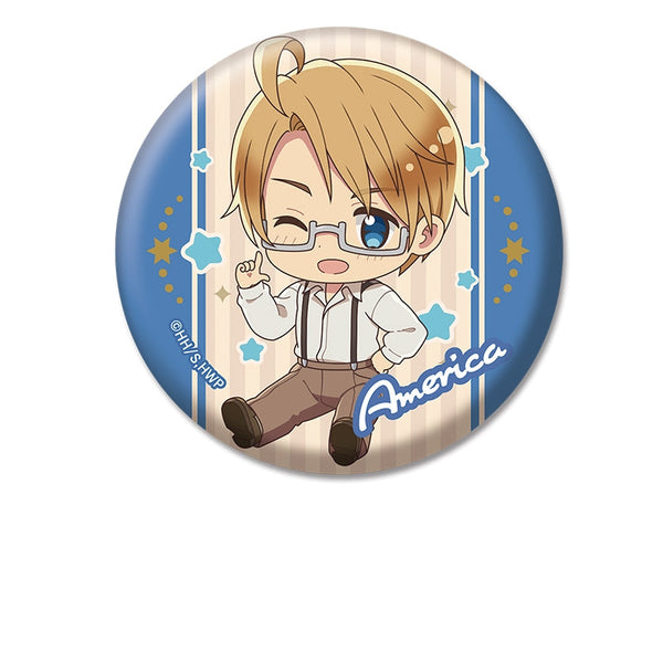 『ヘタリア World★Stars』ぺたん娘缶バッジ アメリカ