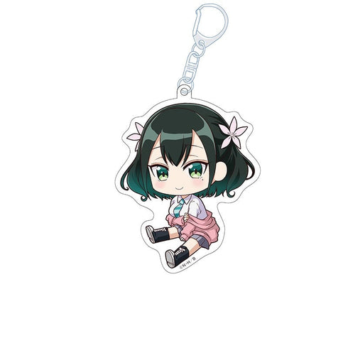 『ばっどがーる』ぺたん娘アクリルキーホルダー 瑠璃葉るら