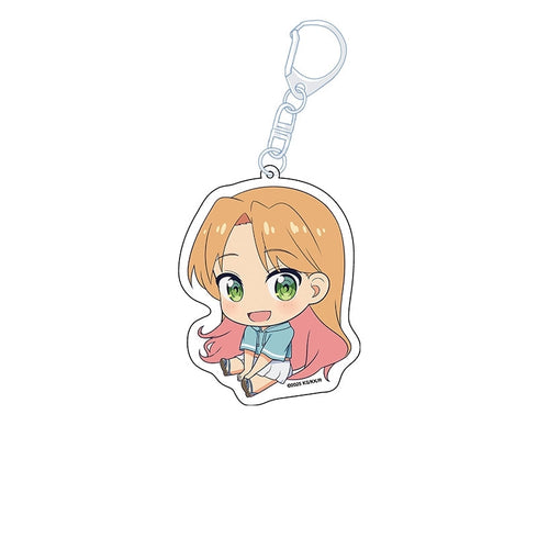 『瑠璃の宝石』ぺたん娘アクリルキーホルダー 谷川 瑠璃