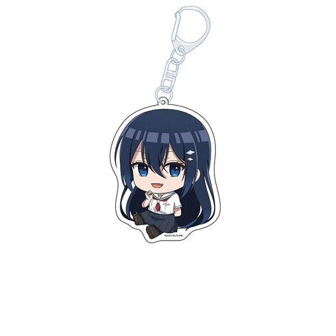 『私を喰べたい、ひとでなし』ぺたん娘アクリルキーホルダー 近江汐莉 (制服)