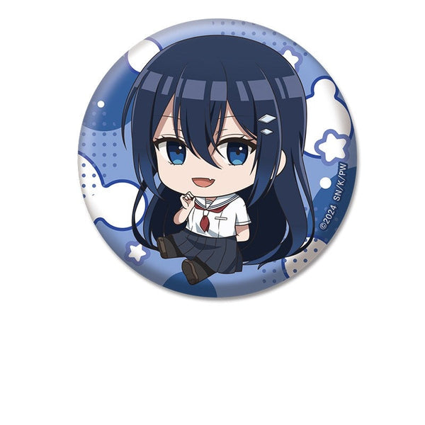 『私を喰べたい、ひとでなし』ぺたん娘缶バッジ 近江汐莉 (制服)