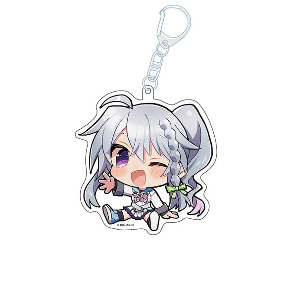 "9-nine- Ruler's Crown" Flat-Chested Girl Acrylic Keychain: Ten Shinkai