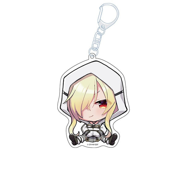 "9-nine- Ruler's Crown" Petan-musume Acrylic Keychain: Ghost